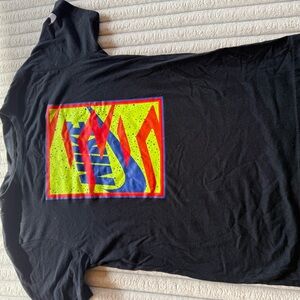 Black Graphic Kids T-Shirt